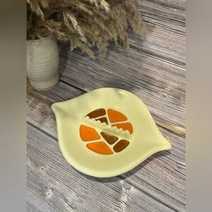🧡California Pottery Atomic Mid-Century Modern Ceramic Ashtray A-41 – 1960s